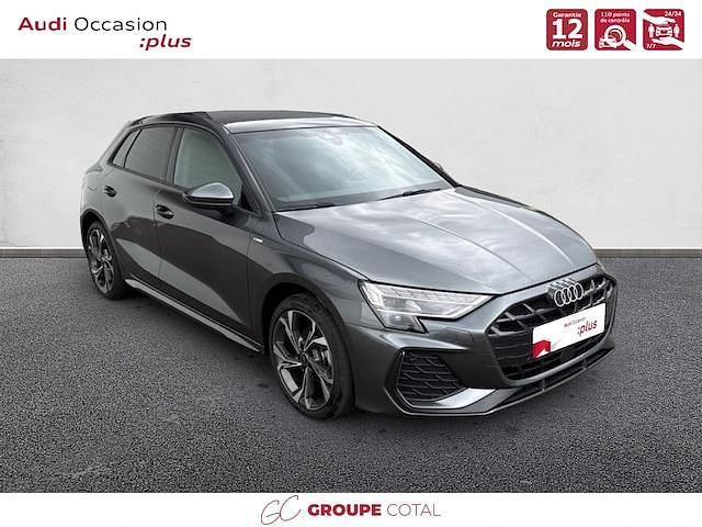 Nouvelle Audi A3 S-Line 150 ch (110 kW) 2025 Gris daytona nacré