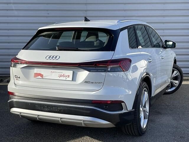 Occasion Audi Q4 e-tron S-Line 150 kW (204 ch) 2023 Blanc glacier métallisé SUV