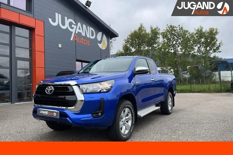 Bleu Utilisé 2021 Toyota HiLux Pick-up | 34 480 € (Prix juste) - Image 1/4