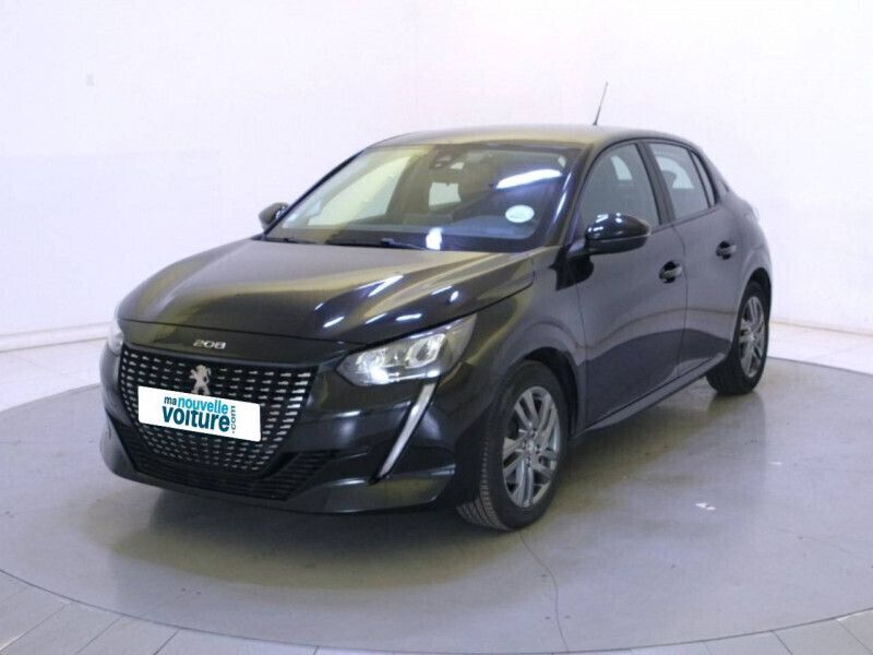 Noir Utilisé 2021 Peugeot 208 Business-Line Citadine | 11 490 € (Prix juste) - Image 1/4