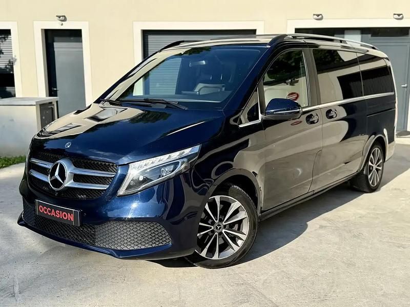 Bleu Utilisé 2019 Mercedes V300 Exclusive Monospace | 29 990 € - Image 1/4