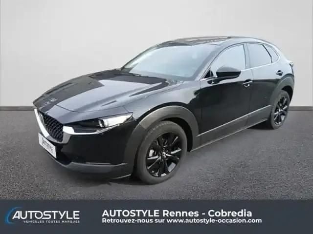 Jet black mica Occasion 2024 Mazda CX-30 Homura-Line SUV | 26 790 € (Prix juste) - Image 1/4