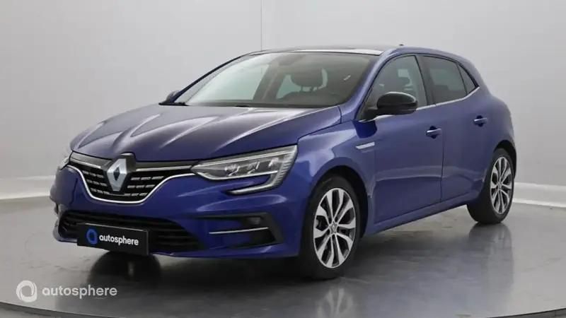 Bleu Utilisé 2024 Renault Mégane IV Techno Berline | 24 499 € (Prix juste) - Image 1/4