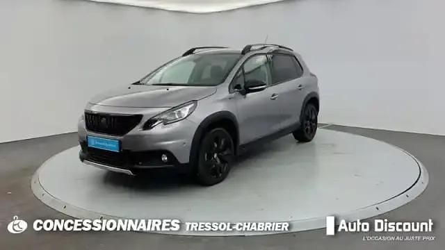 Gris fonce Utilisé 2019 Peugeot 2008 GT-line SUV | 11 271 € (Bon prix) - Image 1/4