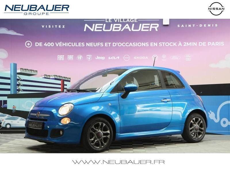 Coloris métal italia blue Utilisé 2014 Fiat 500 S Berline | 9 490 € (Prix juste) - Image 1/4
