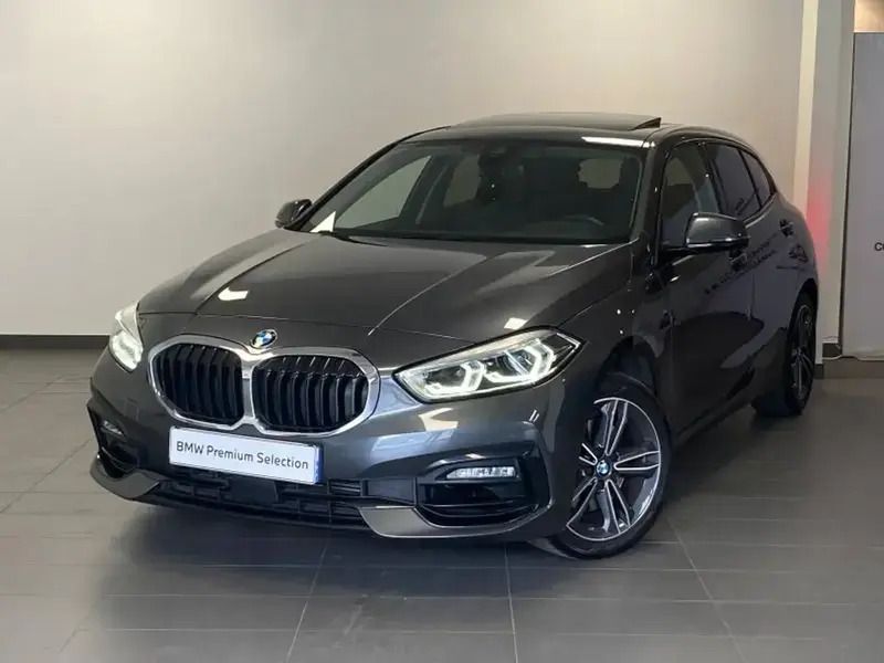 Gris Utilisé 2021 BMW 116 Sport Line Citadine | 24 380 € (Prix juste) - Image 1/4