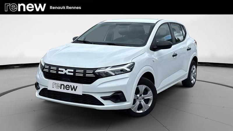 Blanc Utilisé 2024 Dacia Sandero Essentiel Citadine | 13 990 € (Bon prix) - Image 1/4