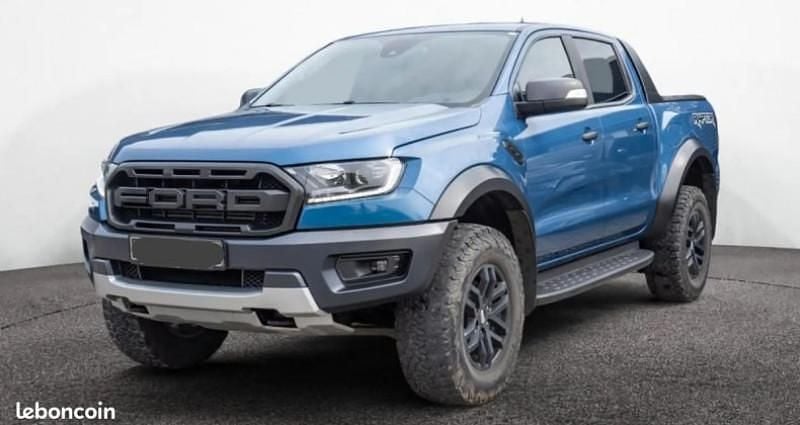 Bleu Occasion 2019 Ford Ranger Raptor Pick-up | 41 950 € (Bon prix) - Image 1/4