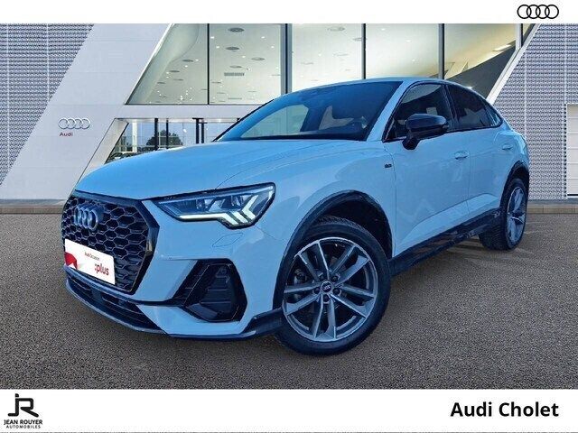 Blanc glacier métallisé Utilisé 2021 Audi Q3 Sportback S-Line SUV | 39 990 € (Prix assez cher) - Image 1/4