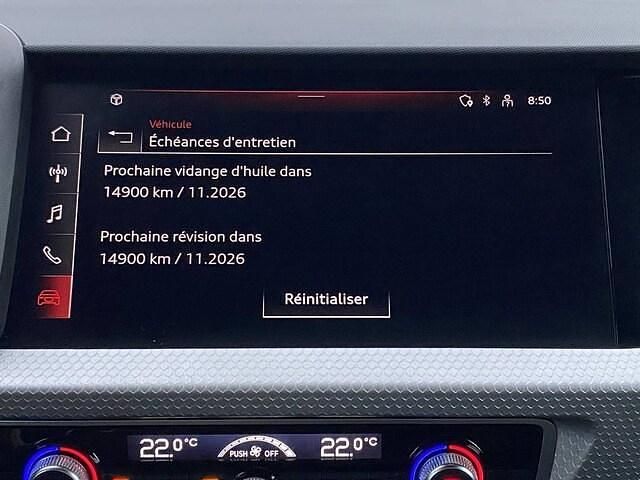 Occasion Audi A1 Sportback S-Line 150 ch (110 kW) 2023 Noir mythe métallisé Citadine