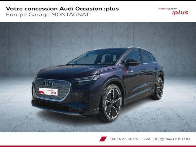 Violet aurore boréale métallisé Utilisé 2023 Audi Q4 e-tron Advanced SUV | 55 590 € - Image 1/4