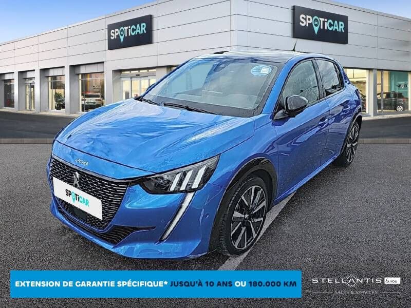 Bleu Utilisé 2021 Peugeot 208 GT Citadine | 15 890 € (Prix juste) - Image 1/4