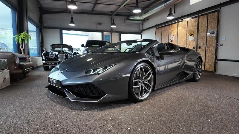 Occasion Lamborghini Huracán 610 ch (448 kW) 2016 Gris Cabriolet