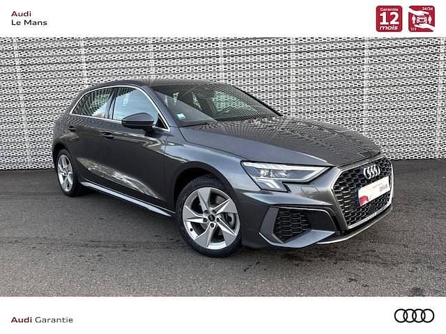 Occasion Audi A3 Sportback e-tron S-Line 150 ch (110 kW) 2021 Gris daytona nacré Citadine