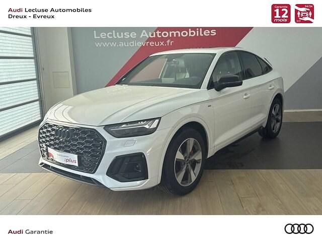 Blanc glacier métallisé Occasion 2022 Audi Q5 Sportback S-Line SUV | 44 890 € (Prix juste) - Image 1/4