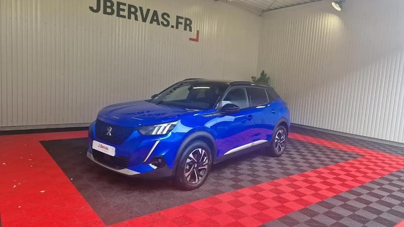 Bleu Occasion 2020 Peugeot e-2008 GT-line SUV | 15 990 € (Prix juste) - Image 1/4