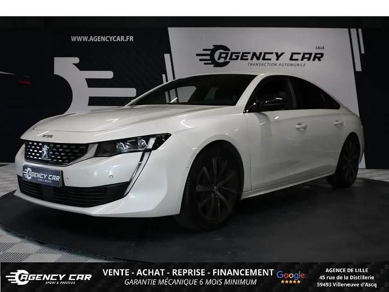Blanc Occasion 2019 Peugeot 508 GT-line Berline | 17 980 € (Prix assez cher) - Image 1/4