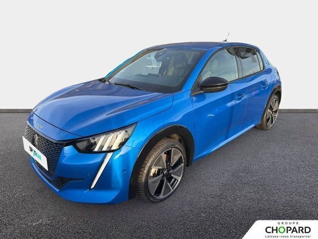 Bleu Utilisé 2022 Peugeot e-208 GTi Citadine | 17 489 € (Prix juste) - Image 1/4