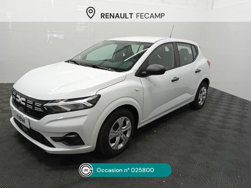 Blanc Utilisé 2023 Dacia Sandero Essentiel Citadine | 13 990 € (Prix juste) - Image 1/4