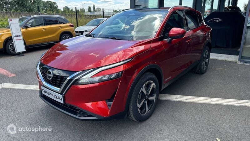 Rouge fuji (spéciale) Utilisé 2024 Nissan Qashqai N-Connecta SUV | 34 990 € (Prix cher) - Image 1/4