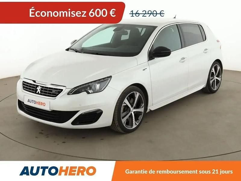 Blanc Occasion 2015 Peugeot 308 GT Berline | 15 690 € (Prix juste) - Image 1/2