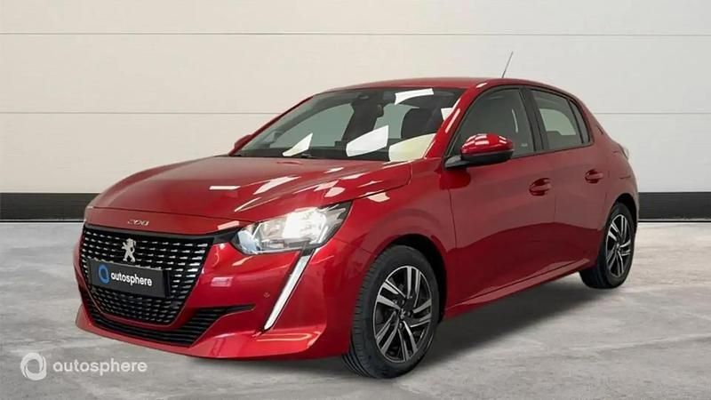 Rouge Utilisé 2019 Peugeot 208 Allure Citadine | 11 999 € (Prix juste) - Image 1/4