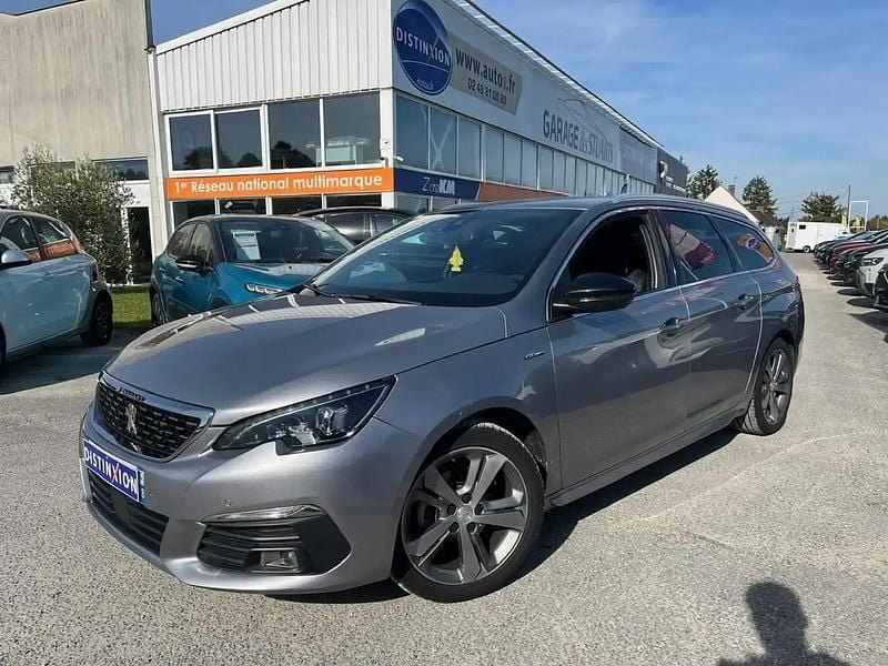 Gris Occasion 2019 Peugeot 308 GT-line Break | 11 980 € (Bon prix) - Image 1/4