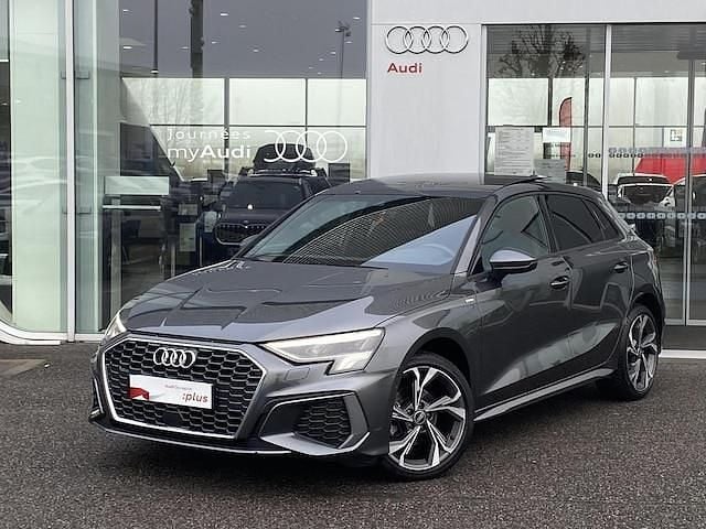 Gris daytona nacré Occasion 2023 Audi A3 S-Line | 32 890 € (Prix juste) - Image 1/4