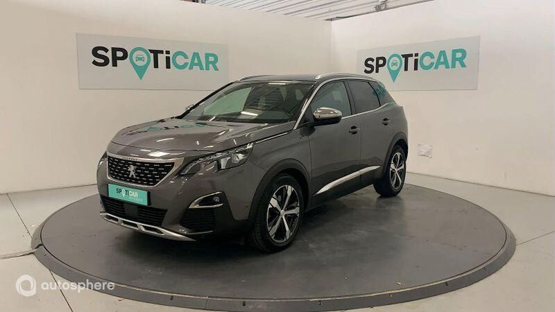 Gris Utilisé 2019 Peugeot 3008 GT SUV | 19 999 € (Prix juste) - Image 1/4