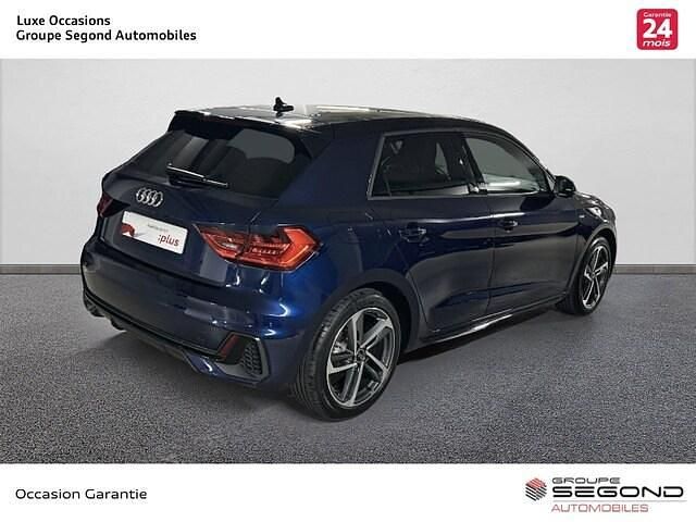 Occasion Audi A1 Sportback S-line plus 116 ch (85 kW) 2025 Bleu navarre métallisé noir mythe métallisé Citadine