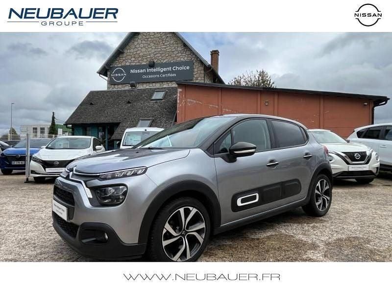 Gris Utilisé 2022 Citroën C3 PureTech Citadine | 9 890 € (Prix juste) - Image 1/4