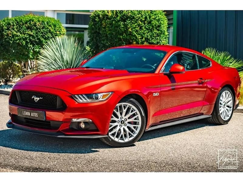 Rouge Utilisé 2015 Ford Mustang GT Fastback Cabriolet | 43 990 € (Prix juste) - Image 1/4