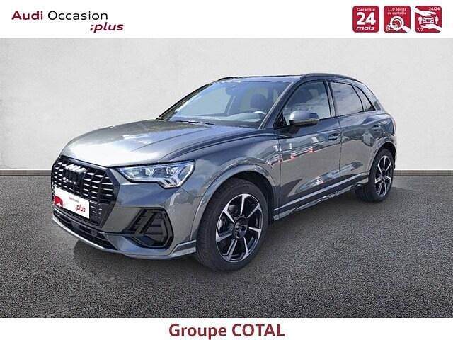 Gris daytona nacré Occasion 2023 Audi Q3 S-Line SUV | 49 800 € - Image 1/4