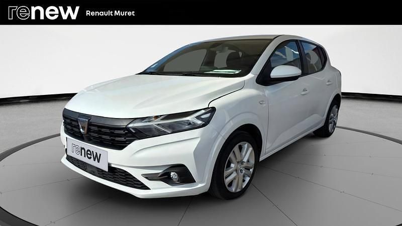 Blanc Utilisé 2021 Dacia Sandero Comfort Citadine | 12 990 € (Prix juste) - Image 1/4