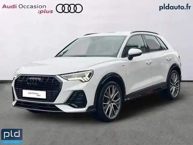 Blanc glacier métallisé Occasion 2019 Audi Q3 S-Line SUV | 34 990 € (Prix assez cher) - Image 1/4