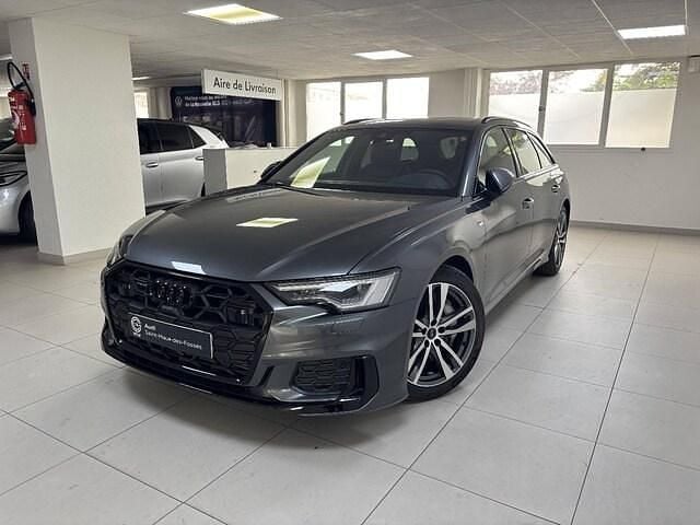 Gris daytona nacré Utilisé 2024 Audi A6 S-Line Break | 69 900 € - Image 1/4