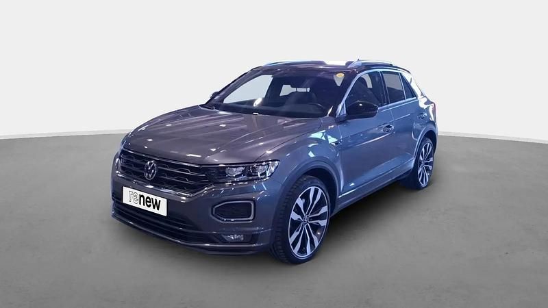 Gris Utilisé 2021 VW T-Roc R-line SUV | 25 790 € (Bon prix) - Image 1/4