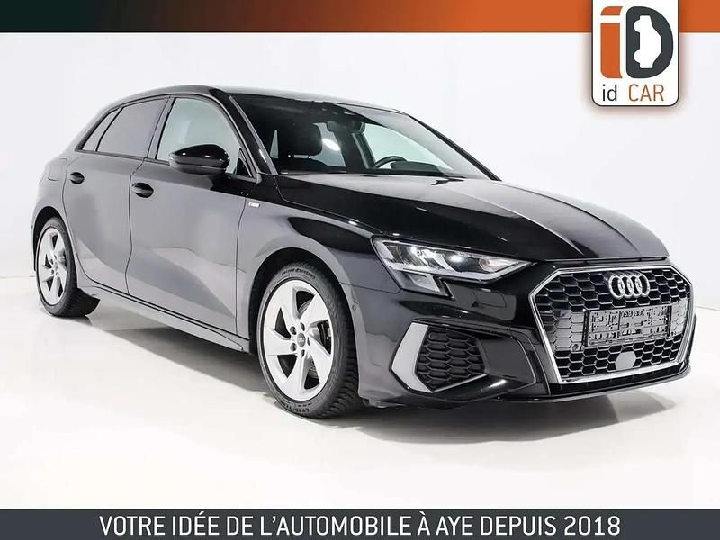 Noir Utilisé 2021 Audi A3 S-Line Berline | 26 490 € (Prix juste) - Image 1/4