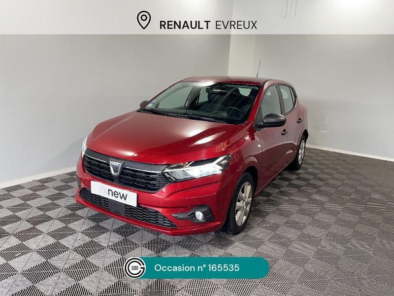 Rouge Utilisé 2021 Dacia Sandero Essentiel Citadine | 12 490 € (Prix juste) - Image 1/4