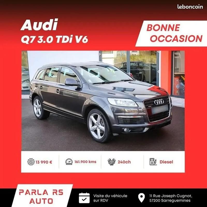 Gris Occasion 2009 Audi Q7 S-Line SUV | 13 990 € - Image 1/4