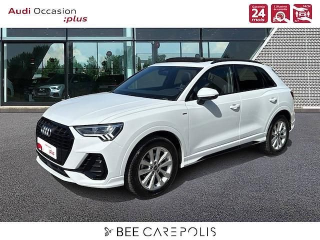 Blanc glacier métallisé Occasion 2024 Audi Q3 S-Line SUV | 43 890 € (Prix assez cher) - Image 1/4