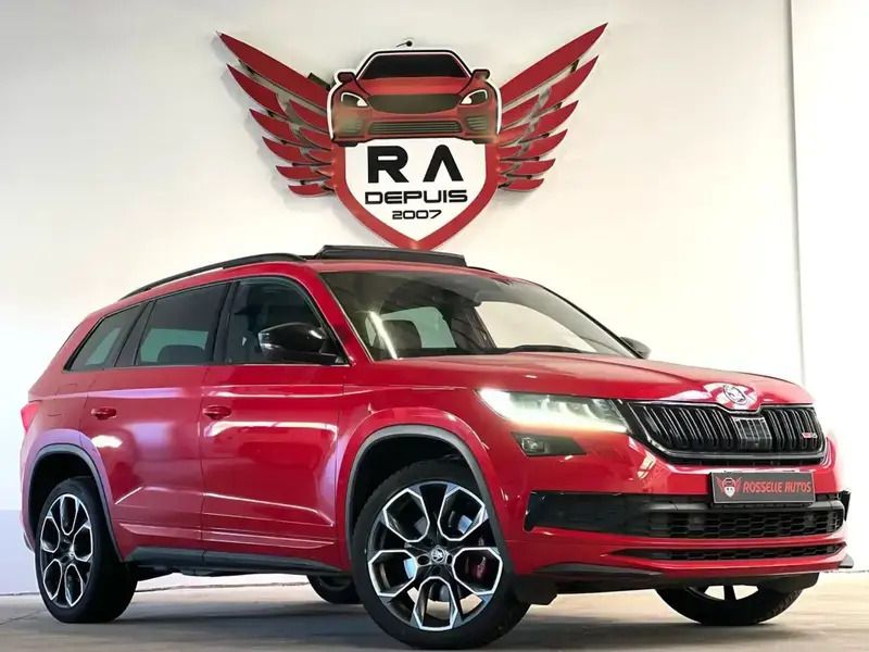 Rouge Utilisé 2018 Skoda Kodiaq RS SUV | 29 999 € (Bon prix) - Image 1/4