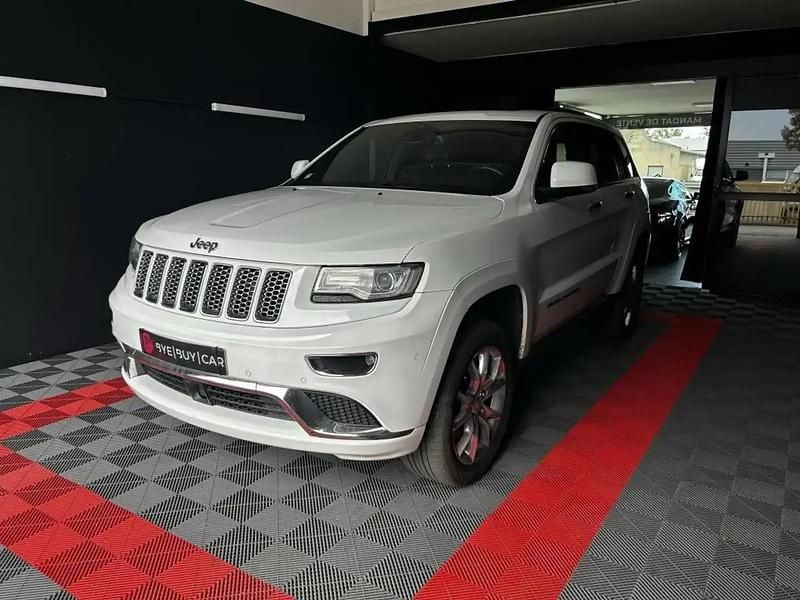 Blanc Utilisé 2014 Jeep Grand Cherokee Summit SUV | 16 990 € (Prix juste) - Image 1/4