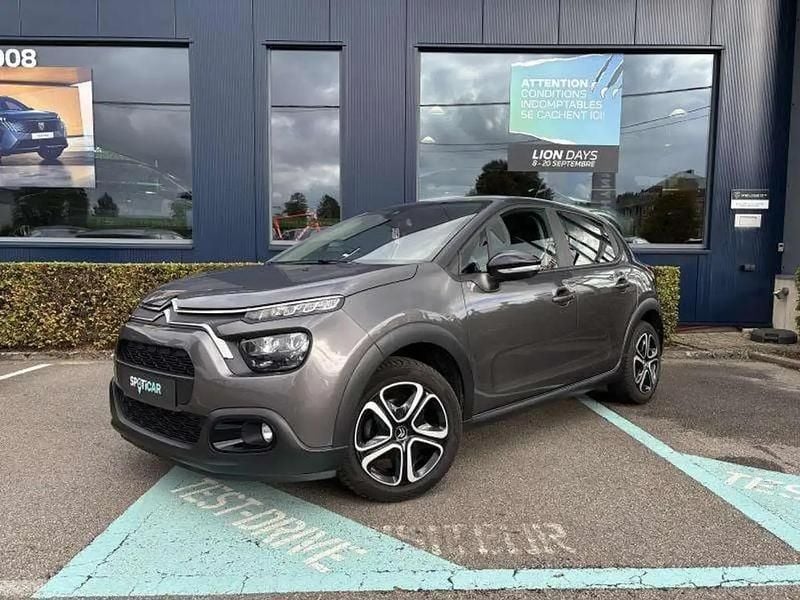 Noir Utilisé 2021 Citroën C3 Feel Citadine | 9 990 € (Prix juste) - Image 1/4