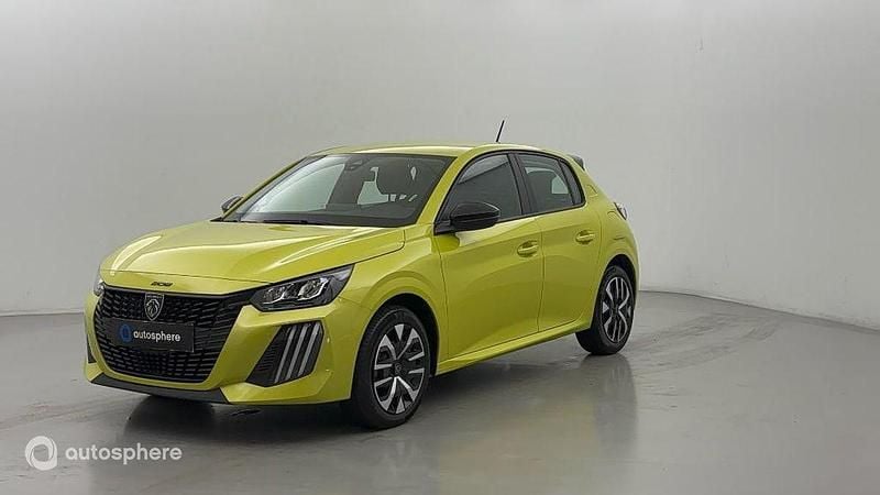 Jaune Utilisé 2024 Peugeot 208 Active Citadine | 18 999 € (Prix juste) - Image 1/4