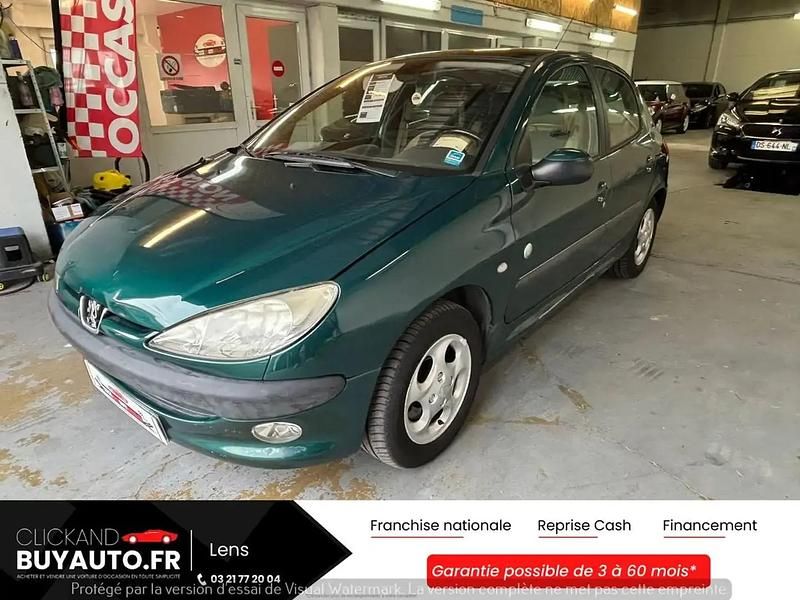 Vert Utilisé 2001 Peugeot 206 Roland Garros Berline | 4 999 € - Image 1/4
