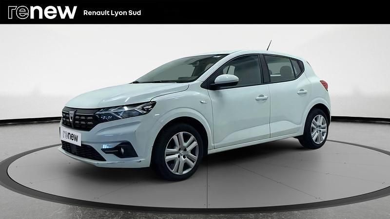 Blanc Occasion 2021 Dacia Sandero Comfort Citadine | 12 988 € (Prix juste) - Image 1/4