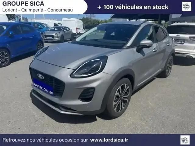 Gris solar métallisée Occasion 2024 Ford Puma Titanium SUV | 23 990 € (Prix assez cher) - Image 1/4
