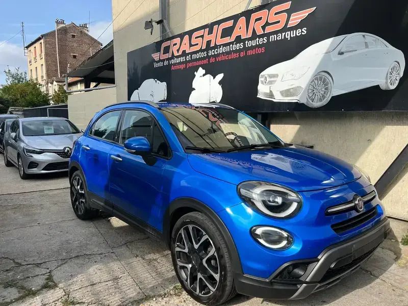 Bleu Utilisé 2021 Fiat 500X Cross SUV | 12 990 € (Super prix) - Image 1/4