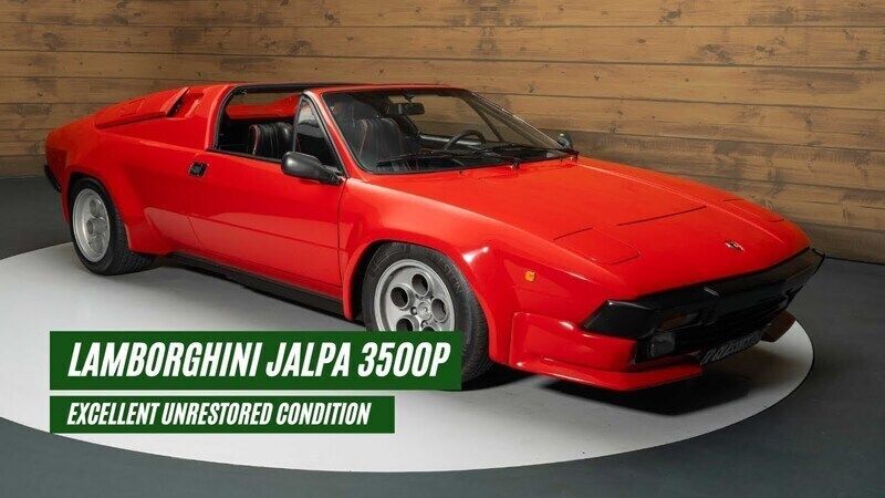 Occasion Lamborghini Jalpa 255 ch (187 kW) 1989 Rouge Cabriolet